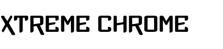 Font Xtreme Chrome: Mehr Infos & Zeichen Übersicht TTF: Xtreme Chrome Font