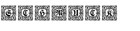 Schriftart Schmuck-Initialen 1: Mehr Infos & Zeichen Übersicht TTF: Schmuck-Initialen 1 Schriftart