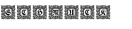 Schriftart Schmuck-Initialen 2: Mehr Infos & Zeichen Übersicht TTF: Schmuck-Initialen 2 Schriftart
