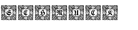 Schriftart Schmuck-Initialen 3: Mehr Infos & Zeichen Übersicht TTF: Schmuck-Initialen 3 Schriftart