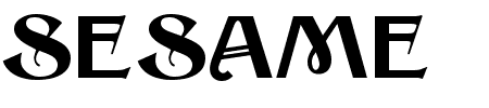 Schrift Sesame: Mehr Infos & Zeichen Übersicht TTF: Sesame Schrift