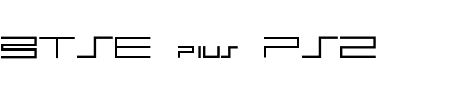 TTF: BTSE plus PS2 Schriftart