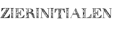 TTF: Zierinitialen 1 Schriftart