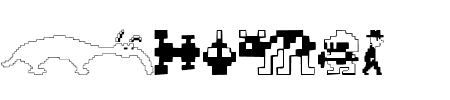 Schrift Arcade: Mehr Infos & Zeichen Übersicht TTF: Arcade Schrift