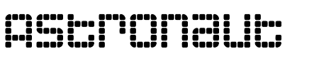 TTF: Astronaut I Schriftart