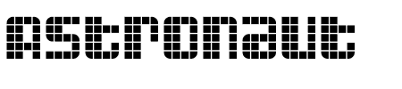 TTF: Astronaut II Schriftart