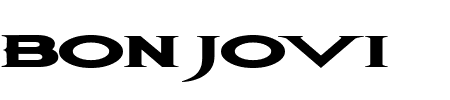 Schriftart Bon Jovi: Mehr Infos & Vorschau Generator TTF: Bon Jovi Schriftart