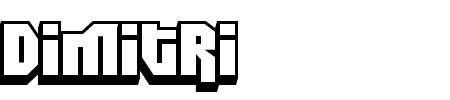 TTF: Dimitri Outlined Schriftart