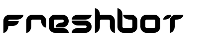Font Freshbot: Mehr Infos & Zeichen Übersicht TTF: Freshbot Font