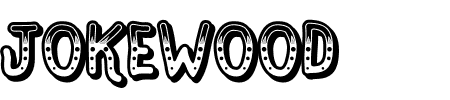 Schriftart Jokewood: Mehr Infos & Zeichen Übersicht TTF: Jokewood Schriftart