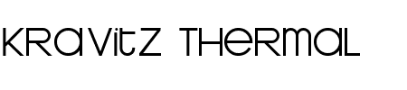 Schriftart Kravitz Thermal: Mehr Infos & Vorschau Generator TTF: Kravitz Thermal Schriftart