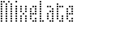 Schriftart Mixelate 2: Mehr Infos & Vorschau Generator TTF: Mixelate 2 Schriftart