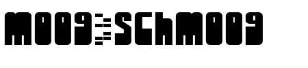 TTF: Moog/Schmoog Schriftart