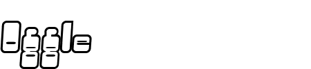 Schriftart Oggle Outline: Mehr Infos & Zeichen Übersicht TTF: Oggle Outline Schriftart