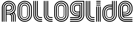 Schriftart Rolloglide: Mehr Infos & Zeichen Übersicht TTF: Rolloglide Schriftart