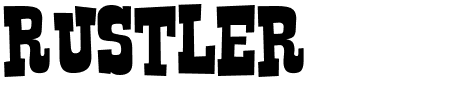 Schriftart Rustler: Mehr Infos & Vorschau Generator TTF: Rustler Schriftart
