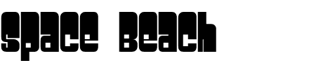 Schriftart Space Beach: Mehr Infos & Zeichen Übersicht TTF: Space Beach Schriftart