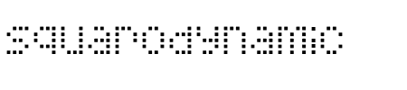 Schriftart Squarodynamic 1: Mehr Infos & Vorschau Generator TTF: Squarodynamic 1 Schriftart