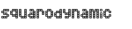 Font Squarodynamic 2: Mehr Infos & Zeichen Übersicht TTF: Squarodynamic 2 Font