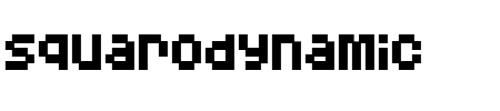 Font Squarodynamic 4: Mehr Infos & Zeichen Übersicht TTF: Squarodynamic 4 Font