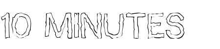 Font 10 Minutes: Mehr Infos & Zeichen Übersicht TTF: 10 Minutes Font