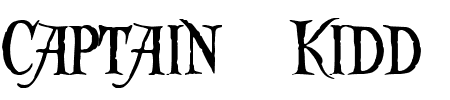 TTF: Captain Kidd Schriftart