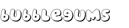 TTF: Bubblegums Font