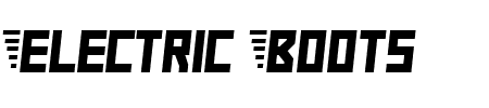 Font Electric Boots: Mehr Infos & Zeichen Übersicht TTF: Electric Boots Font