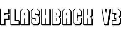 TTF: Flashback V3 Font