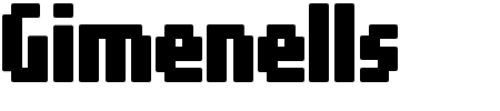 Font Gimenells: Mehr Infos & Zeichen Übersicht TTF: Gimenells Font