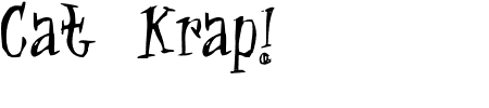 TTF: Cat Krap! Schriftart
