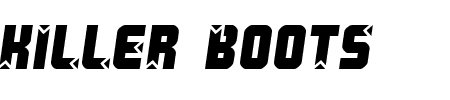 TTF: Killer Boots Font