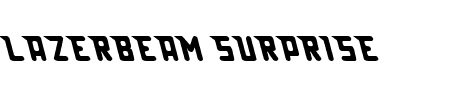 TTF: Lazerbeam Surprise Font