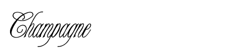 TTF: Champagne Schriftart