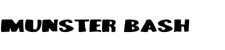 TTF: Munster Bash Font