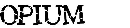 Schrift Opium: Mehr Infos & Zeichen Übersicht TTF: Opium Schrift