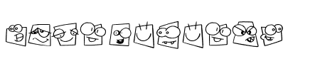 Schriftart Squareheads: Mehr Infos & Zeichen Übersicht TTF: Squareheads Schriftart