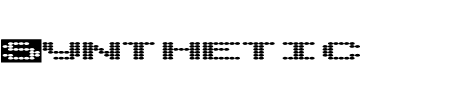 Font Synthetic Syncronism: Mehr Infos & Zeichen Übersicht TTF: Synthetic Syncronism Font