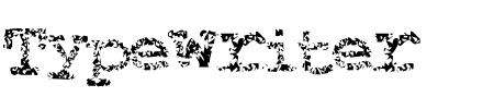 TTF: Typewriter from Hell Schriftart