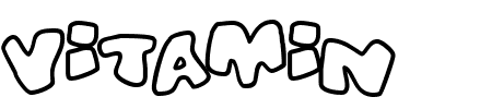 Schriftart Vitamin Outline: Mehr Infos & Vorschau Generator TTF: Vitamin Outline Schriftart