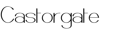 Schrift Castorgate: Mehr Infos & Zeichen Übersicht TTF: Castorgate Schrift