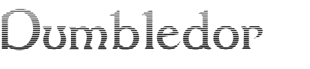 TTF: Dumbledor Cud Schriftart