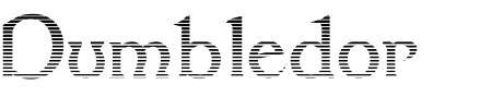 TTF: Dumbledor Cup Font