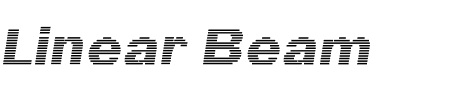 TTF: Linear Beam Font