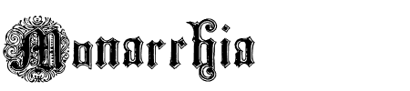 Schriftart Monarchia: Mehr Infos & Vorschau Generator TTF: Monarchia Schriftart