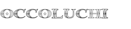 TTF: Occoluchi Outline Font