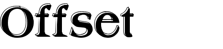 Font Offset: Mehr Infos & Zeichen Übersicht TTF: Offset Font
