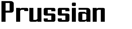 Schriftart Prussian Brew Solid: Mehr Infos & Vorschau Generator TTF: Prussian Brew Solid Schriftart