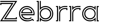 TTF: Zebrra Font