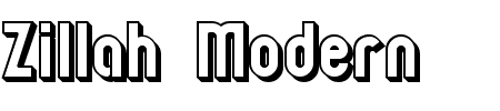 Font Zillah Shadowed: Mehr Infos & Zeichen Übersicht TTF: Zillah Shadowed Font